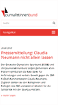 Mobile Screenshot of journalistinnen.de